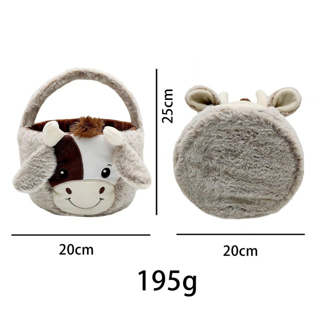 Canasta de vacas de felpa cesta de vaca de felpa cesta de vaca esquí esquí Gafas de esquí