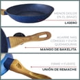 thumbnail image 5 of Set de Sartenes RD Royal Cook Azul Granito 3 pzs 20 24 y 28 cm, 5 of 5