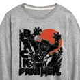 thumbnail image 3 of Marvel Black Panther - Linocut Style Print - Toddler And Youth Long Sleeve Graphic T-Shirt, 3 of 5