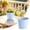 B, variant on Clearance! Soovim Flower Pots Indoor Pots Metal for Indoor Outdoor Decorative with Holes Rustproof Garden Containers