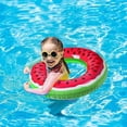 thumbnail image 2 of Swimming Ring, 2PCS Inflatable Buoys for Children and Adults, Summer Inflatable Water Mattress Toy for Swimming Pool Beach, 2 of 5