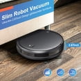 thumbnail image 6 of Teendow Robot Vacuum Cleaner, Robot Vacuum and Mop Combo with WIFI for Pet Hair and Hard Floor Black, 6 of 8