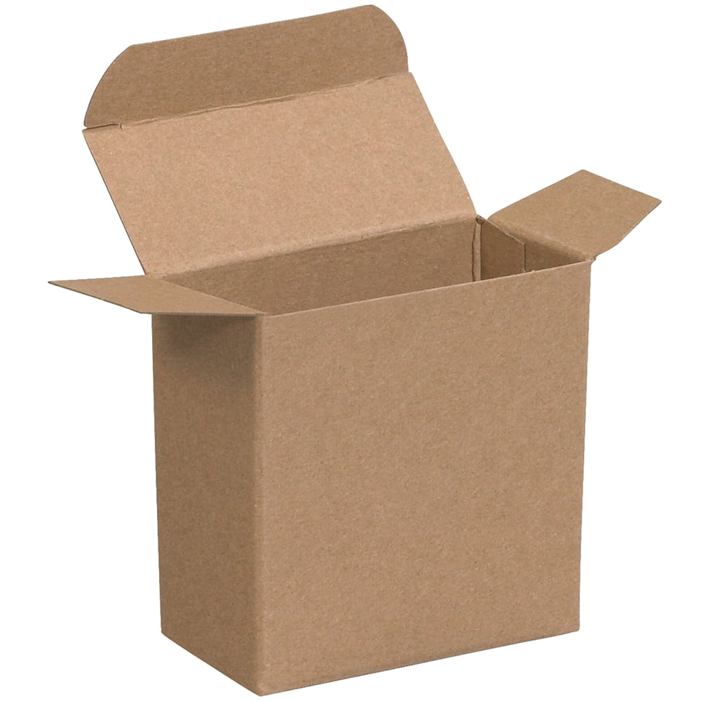 Box Partners Reverse Tuck Folding Cartons 2 5 8 X 3 4 X 2 5 8 Kraft