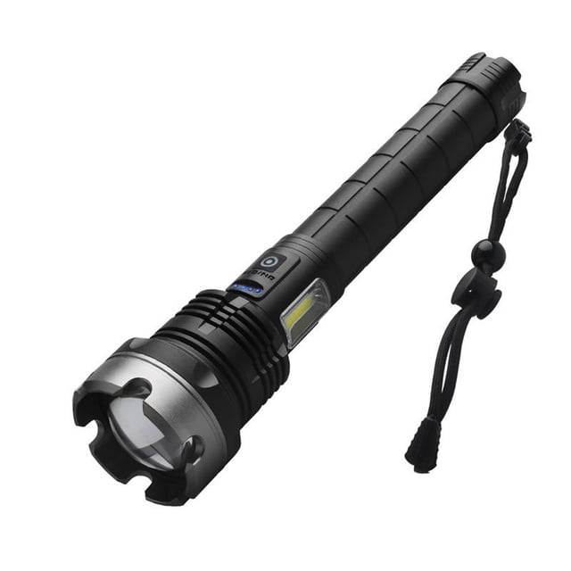 Soidarity Linterna recargable ajustable al aire libre linterna IP65 pesca ciclismo luz aleación de aluminio iluminación lámpara banco de energía Ropa Deportiva, Zapatos Soidarity OD029297-01