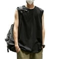 thumbnail image 2 of Men Running Tank Top Workout Muscle Sleeveless T-Shirt Summer Gym Vest, 2 of 11