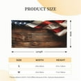 thumbnail image 5 of Salouo Rustic American Flag Wood Pattern Holiday Banner Outside Party Decoration Banner (1PC) Festival Supplies Fit for Birthday Parties & Celebrations & Chrismas-Small, 5 of 8