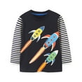 thumbnail image 2 of Boys Long Sleeved T Shirt Dinosaur Truck Print Tops Size 5-6T, 2 of 7