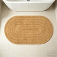 thumbnail image 4 of Amzcrzy Elliptical Carpet Bath Mat Soft Absorbent Microfiber Bathroom Rug with Embossed Non- Washable Floor Mat for Bathroom Shower Kitchen Home Decor Home Decor Room Decor, 4 of 5