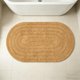thumbnail image 4 of Alfombra de baño de microfibra suave absorbente - textura antideslizante en relieve, secado rápido, alfombra lavable a máquina, baño y cocina de baño, 4 of 5