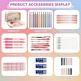 thumbnail image 3 of 49PCS Aesthetic School Supplies,Pink Pen Case with 16 Pastel Highlighter 11 Black Gel Pens 10 Refills 6 Pencils 2 Sticky Notes and 3 Erasers for Students Stationary, 3 of 7
