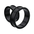 thumbnail image 2 of Supersize Flexible Silicone Double Flared Ear Gauge Tunnel Plug Earrings, 2 of 9