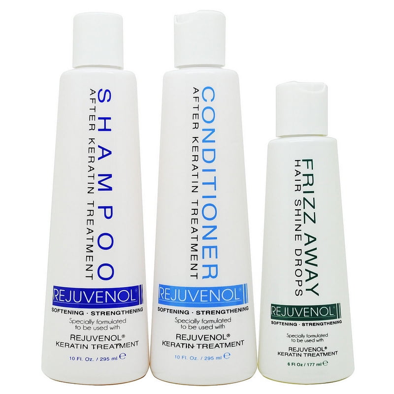 Rejuvenol After Keratin Treatment Shampoo & Conditioner 10 Oz + Frizz