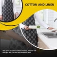 thumbnail image 4 of Delantal Soft Ajustable Capacidad de gran capacidad Cocinar BIBS Tree-Pattern Hornear Limpieza Hogar Delantales Para Mujeres Hombres Chef Trabajador Negro Guardurnaity HA010178-01, 4 of 6