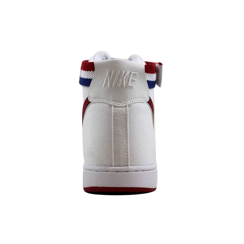 nike vandal high supreme white red blue