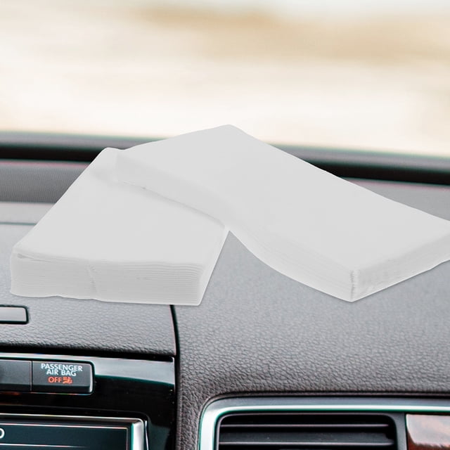FOMIYES Car Tissue Refill Pulp Napkins for Visor Soft Comfortable Facial Tissue for Travel Home Office Use