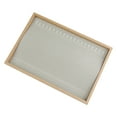 thumbnail image 3 of Unique Bargains Wood Jewelry Trays with Removable Dividers for Drawers Jewelry Organizer Light Brown-Necklace Tray, 3 of 6
