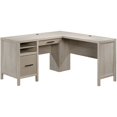 thumbnail image 1 of Sauder Pacific View Engineered Wood L-Shaped Desk in Chalked Chestnut, 1 of 23