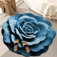 thumbnail image 1 of Floral Plush & Diatomaceous Earth Floor Mat, 3D Visual Flower Shaped Diatom Mud Floor Rugs, Realistic Pattern Non-Slip Absorbent Mat for Bedroom, Kitchen, Living Room, 1 of 7