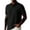 Black, variant on OIOLOYJM Mens Textured Polo Shirts Stretchy Casual Fashion Knit Short Sleeve Golf Shirt Lightweight Summer Beach Vacation Travel T Shirts Light Brown L