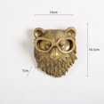 thumbnail image 1 of Colgante de Animal de resina de bronce antiguo, almacenamiento de pared de cabeza de ciervo, gancho para fondo, decoración para colgar en la pared, figuritas decorativas para sala de estar, 1 of 4