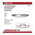 thumbnail image 4 of Nuvo Lighting 10 inch LED Disk Light 5000K 6 Unit Contractor Pack Brushed Nickel Finish - Brushed Nickel, 4 of 7