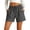 Dark Gray, variant on Womens Shorts Elastic Waist Drawstring Pocket Shorts Pants Athletic Running Casual Shorts Summer Workout Plus Size Short Tops Dark Green S