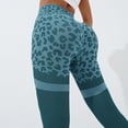 thumbnail image 3 of MKLEKYY Leggings deportivos para mujer, ropa exterior con estampado de leopardo para mujer, pantalones de yoga ajustados de cintura alta y deportivos, 3 of 3