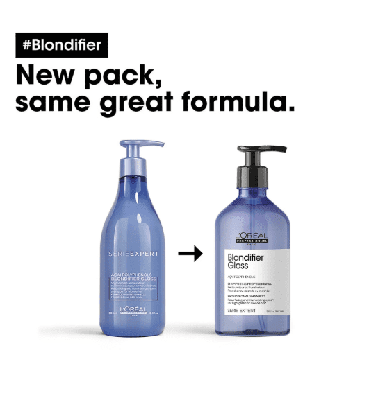 L'Oreal Professionnel Serie Expert Blondifier Gloss Shampoo, 500ml