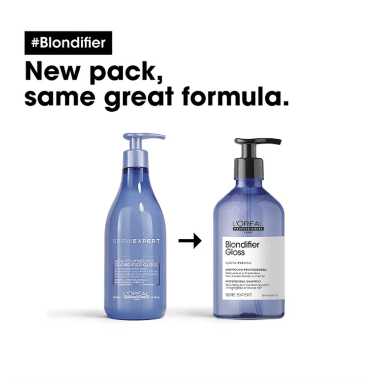 L'Oreal Professionnel Serie Expert Blondifier Gloss Shampoo, 500ml