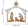 thumbnail image 3 of SCZ - Cartel decorativo para jardín de Navidad, diseño de nacimiento, pila decorativa para jardín, 3 of 3