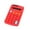 Red, variant on Solar - Powered 8 - Digit Pocket Calculator for Students and Home Use