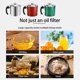thumbnail image 5 of Ounissouiy Bote de filtro Botella de aceite Gadget de cocina Accesorios para el hogar Mango de acero inoxidable Diseño Utensilios de cocina Lata de Cocina y Comedor Verde Ounissouiy HA082427-03B, 5 of 6