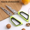 thumbnail image 4 of Stainless Steel Kitchen Scissors 8.97 in Multifunctional Chicken Shears for Outdoor Cooking with Removable Blades and Ergonomic Handles, 4 of 6