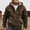 Brown, variant on Tdoqot Mens Winter Coats Big and Tall with Pockets Warm Vintage Casual Mens Quilted Jacket Blue Size 4XL