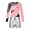 Pink&Silver, variant on Miutii Girls Athletic Biketard 2 Piece Leotards with Shorts Set Long Sleeve Gymnastics Jumpsuit White&Silver 6