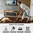 thumbnail image 5 of Koloko Outdoor Runner Rug Indoor Non-Slip Long Rugs Custom Size Carpet Runners with Rubber Backing Mat for Hallway Kitchen Entryway Garage Laundry Dark Brown, 4ft x 28ft, 5 of 8