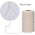 thumbnail image 3 of Cooking Twine, 656Feet 1mm Food Safe Kitchen Cotton String Butchers Twine for Trussing Tying Poultry Roast Meat Making Sausage DIY Crafts, 3 of 14