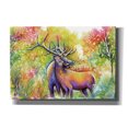 thumbnail image 1 of Epic Graffiti 'Elk Love' by Michelle Faber, Canvas Wall Art, 26"x18", 1 of 8