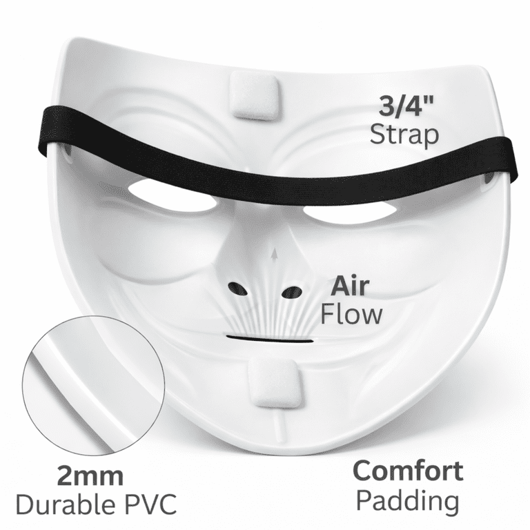 Premium Classic Hacker Mask for Cosplay, Costumes & Themed Events