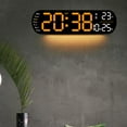 thumbnail image 2 of relayinert Digital Alarm Clock With LED Display And Temperature Indicator 1. Ten Speed Automatic Photosensitivity 2. Ten Level deep pink, 2 of 6