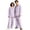 Light Purple(Plaid), variant on Matching Pjs for Couples Button Down Long Sleeve Sleepwear His and Her Matching Pajamas Plaid Soft Couples Matching Outfits Loungewear Sky Blue L