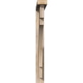 thumbnail image 2 of Ekena Millwork 3 1/2"W x 28"D x 32"H Merced Block Smooth Bracket w/ Offset Brace, Douglas Fir, 2 of 25