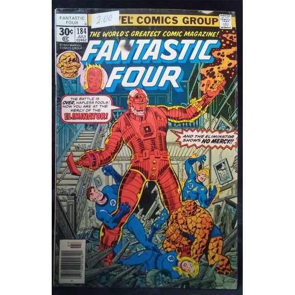 Pre-Owned Fantastic Four #184 1977 Marvel Comics Comic Book