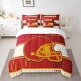 thumbnail image 2 of Erosebridal Sport Football Bedding Sets Twin Size,Ball Game Comforter Sets with Sheets,Room Decorative,Reversible,7pcs, 2 of 5