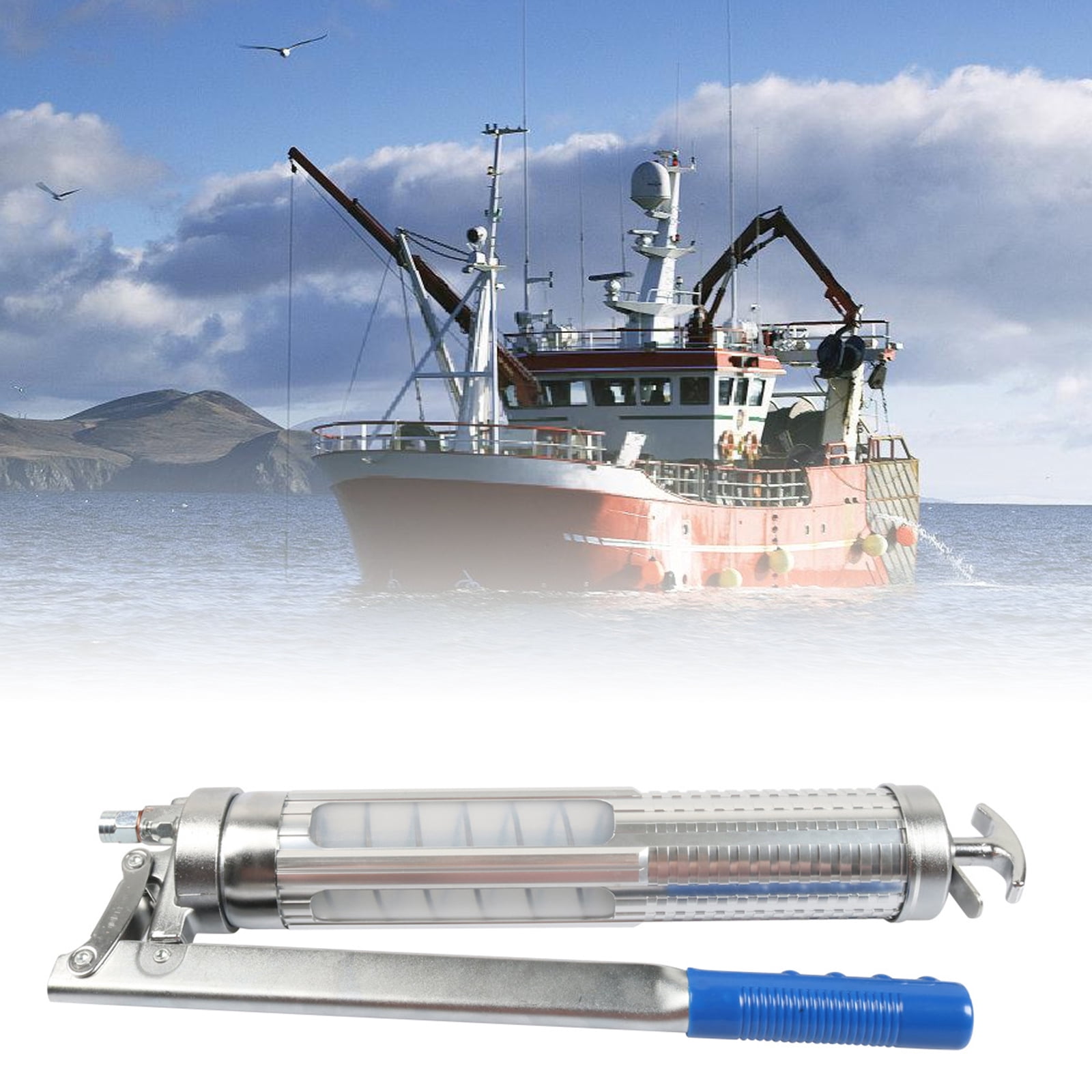Manual High Pressure Lubrication Tool Levers Action Grease Guns for Efficient Grease Application in Workshops