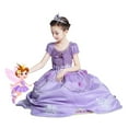 thumbnail image 5 of Girls Princess Costume Birthday Christmas Party Halloween Cosplay Fancy Dress Up Outfits w/Accessories, 5 of 5
