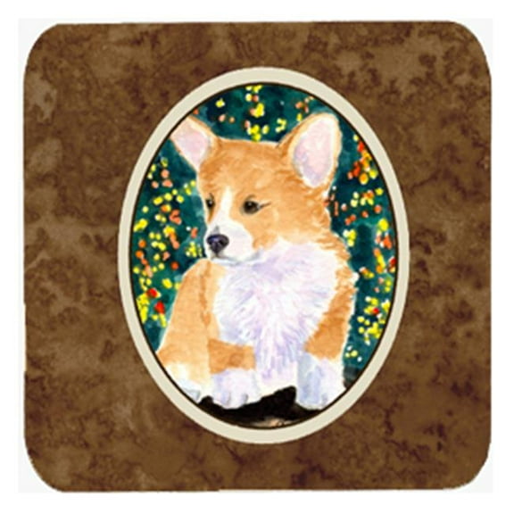 Corgi Foam Coasters, Set - 4