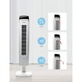 thumbnail image 2 of PELONIS FZ10-10JRH 40" 3 Speed Oscillating Pedestal Tower Fan with Remote, White, 2 of 5