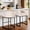 Gray, variant on EDX Barrel Bar Stools Set of 2, Modern Counter Height Barstools with Linen Fabric Upholstered Seat, 350lbs Capacity Kitchen Island Chair, Bar Stools with Metal Sled Base and Footrest, Light Grey