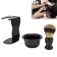 thumbnail image 1 of Juego de Afeitado 3 Piezas Juego de Brochas de Afeitar Barba Brocha de Afeitar Tazón Kit de Soporte de Seguridad para Afeitar para Hombres ANGGREK Otros, 1 of 8